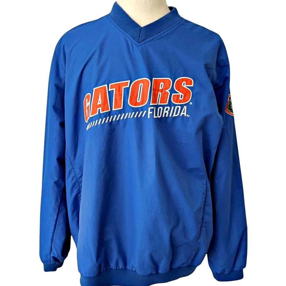 Franchise Club UF Florida Gators Pullover Vented Lined Windbreaker Jacket LRG